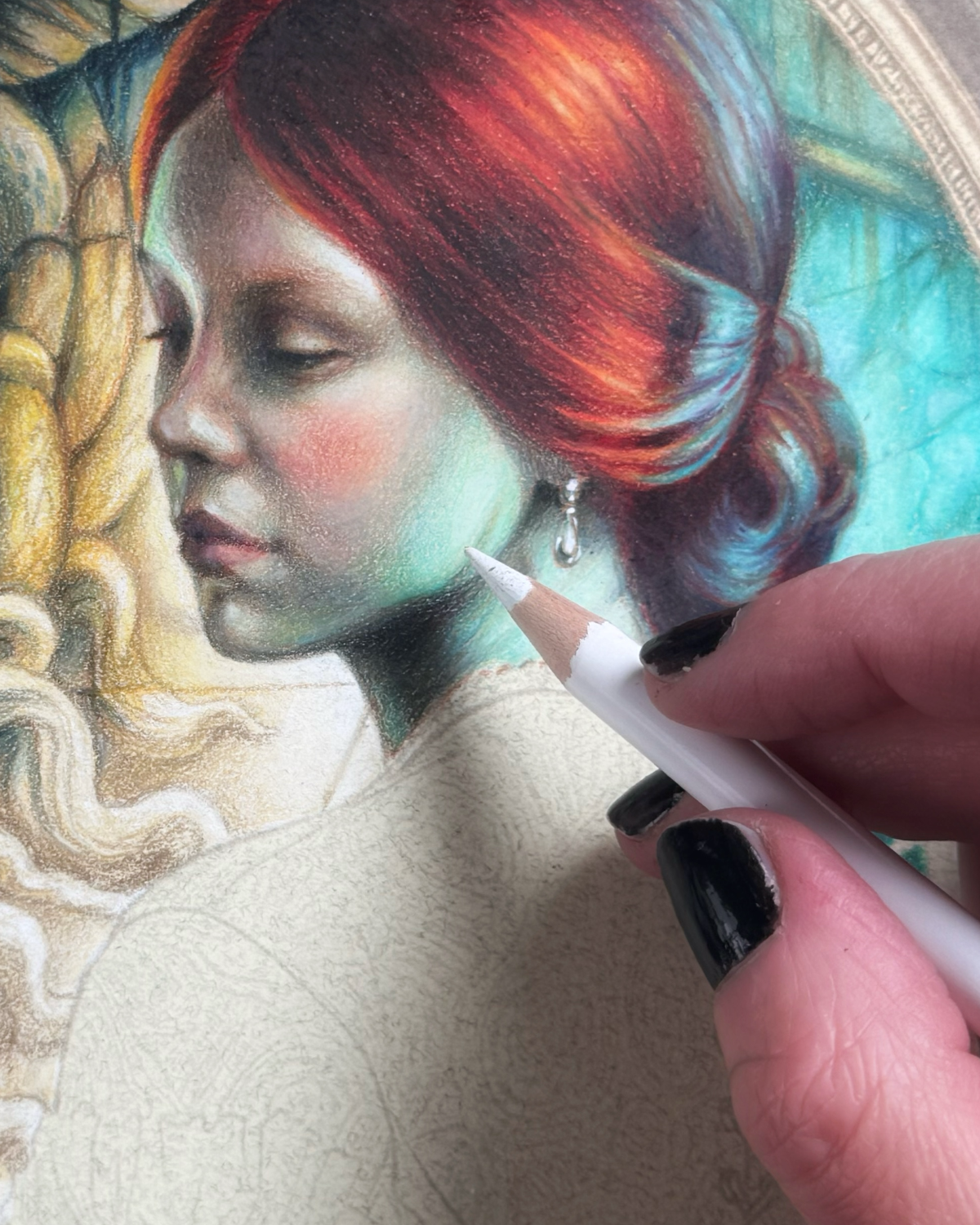 Close-up detail work