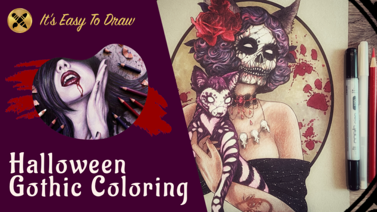 Halloween Gothic Coloring