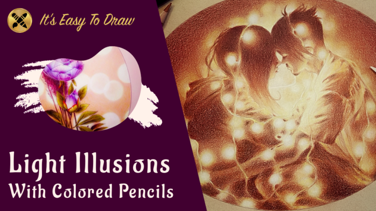 Light Illusions With Colored Pencils