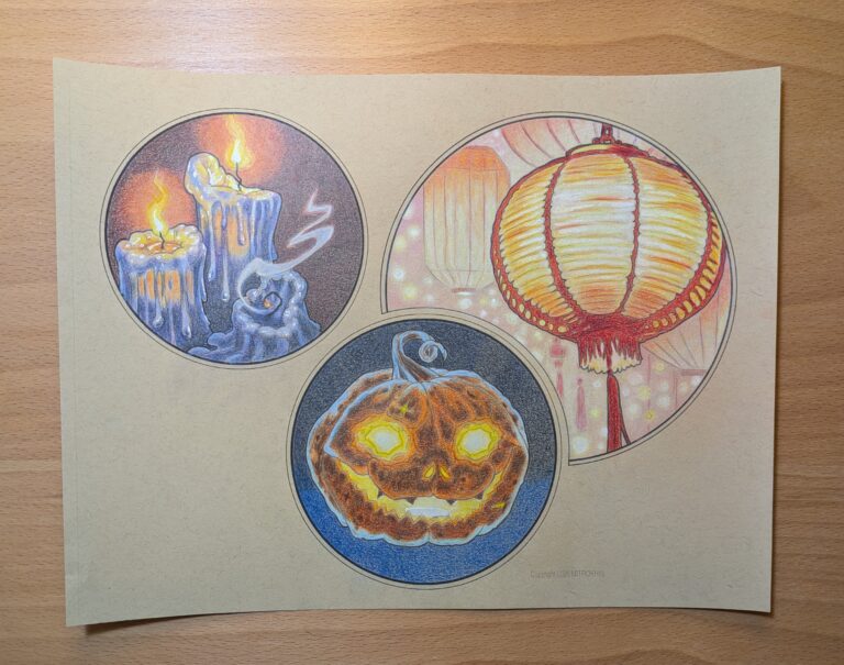 Lanterns Coloring