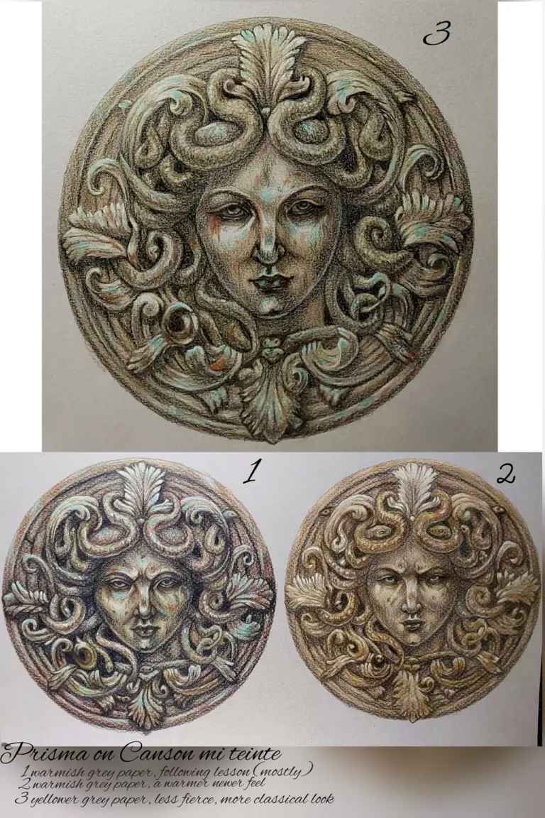 Metallic Medusa Medallion